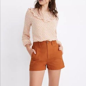 Madewell High Rise Camp Shorts